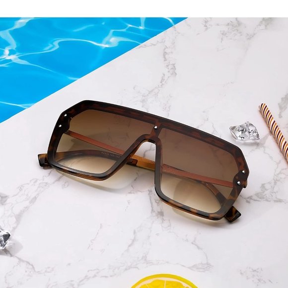 Brown Stylish Sunglasses- Unique